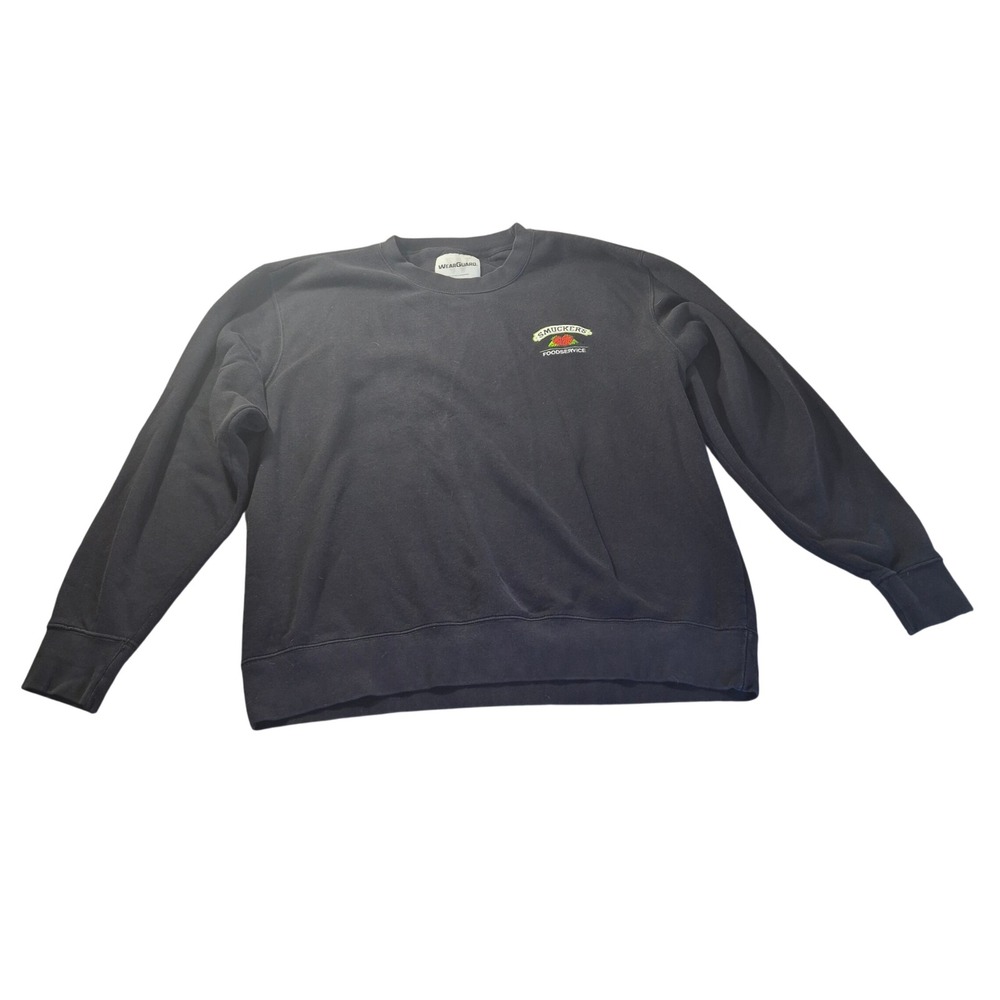 WearGuard Smucker's Foodservice 1285 Mens XL Navy Blue‎ Crewneck Sweatshirt Logo